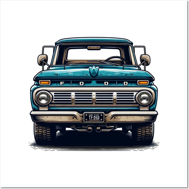 Ford F100 Wall Art by Vehicles-Art